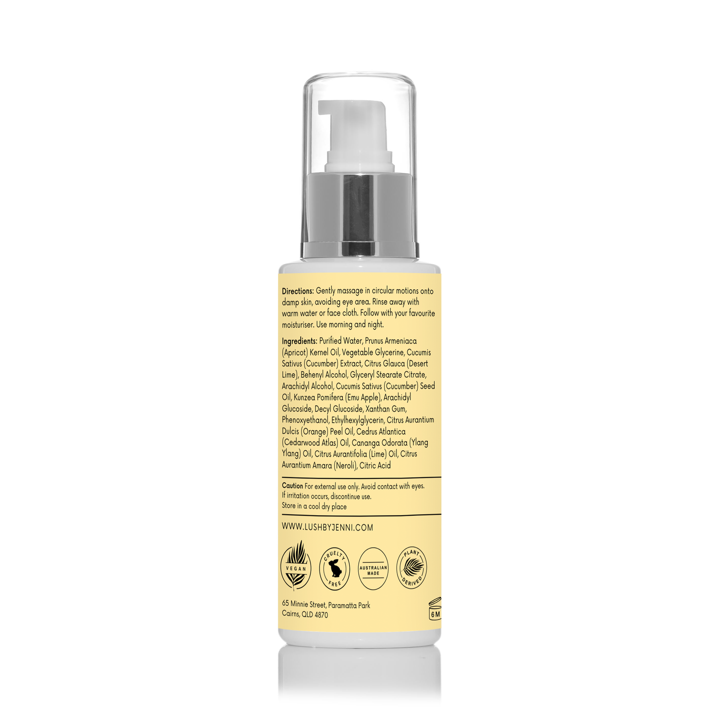 Desert Lime Cleanser - Balancing Face Wash, Natural & Refreshing