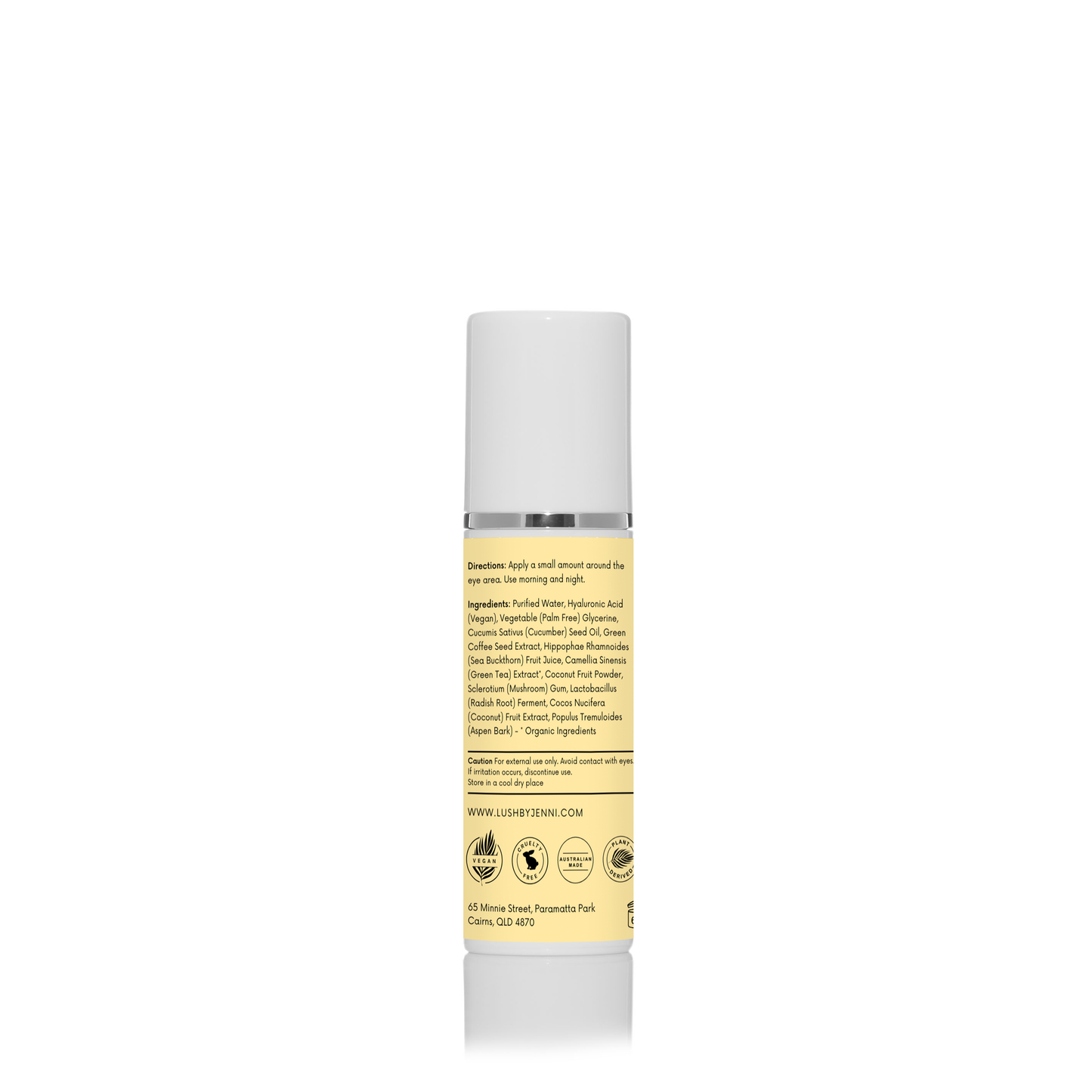 Sea Buckthorn Berry Eye Gel - Brightening Under Eye Treatment for Dark Circles & Puffiness