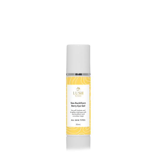 Sea Buckthorn Berry Eye Gel - Brightening Under Eye Treatment for Dark Circles & Puffiness