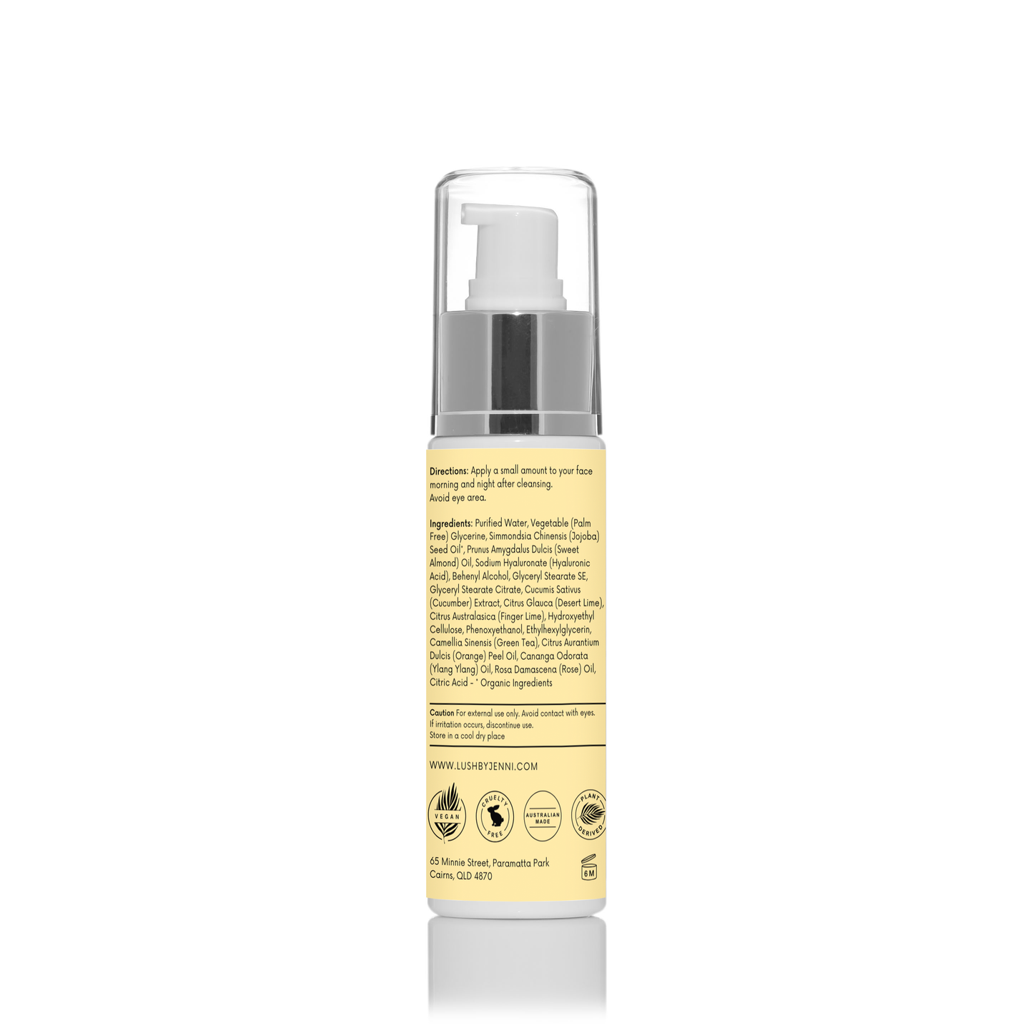 Desert Lime Light Moisturiser  - Light Weight Hydration, Fast Absorbing.